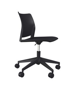 Seduta home/office Alpha APGN nero senza braccioli APGN/NE Unisit SEDUTE OPERATIVE