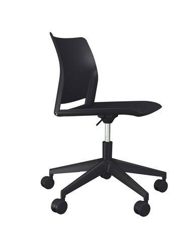 Seduta home/office Alpha APGN nero senza braccioli APGN/NE Unisit SEDUTE OPERATIVE