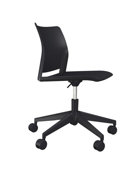 Seduta home/office Alpha APGN nero senza braccioli APGN/NE Unisit SEDUTE OPERATIVE