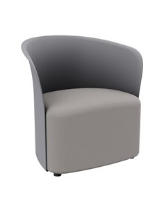 Poltrona Crown grigio Paperflow K700511 PAPERFLOW SEDUTE ATTESA