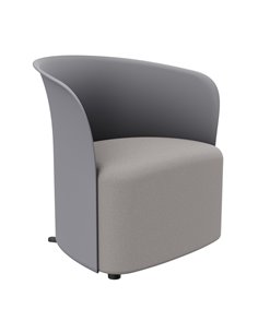 Poltrona Crown grigio Paperflow K700511 PAPERFLOW SEDUTE ATTESA 2