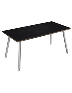 Scrivania 120x80xH74,4cm Bianco/ Nero venato Skinny Metal 6404-DJA-8C-AM ARTEXPORT SCRIVANIE E TAVOLI RIUNIONE