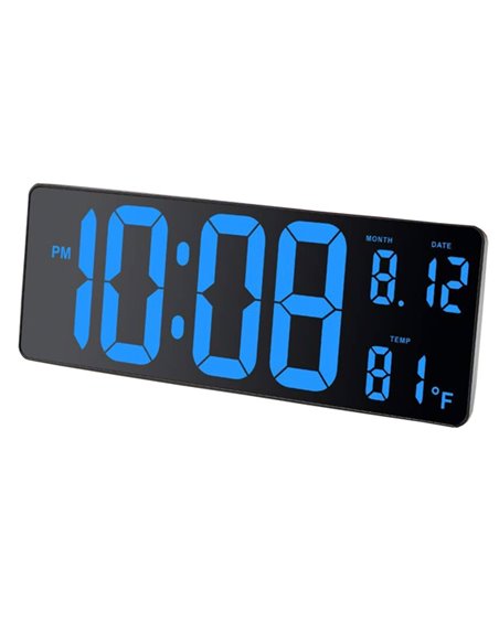 Orologio a LED 37,5x13,5cm HORDGTL Alba HORDGTL ALBA OROLOGI-BAROMETRI DA SCRIVANIA E DA PARETE