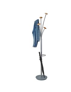 Appendiabiti a 5 posti 175cm grigio/legno chiaro Festival M Alba PMFESTW M ALBA APPENDIABITI 2