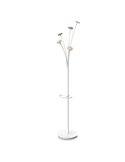 Appendiabiti a 5 posti 175cm bianco/legno chiaro Festival BC Alba PMFESTW BC