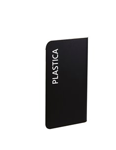 Etichetta in vinile con stampa "PLASTICA" per raccolta differenziata 711101 Medial ETICHETTE USO DEDICATO