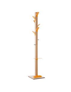 Appendiabiti a 6 posti legno/arancio EasyCloth K700005 PAPERFLOW APPENDIABITI