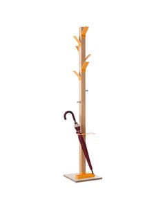 Appendiabiti a 6 posti legno/arancio EasyCloth K700005 PAPERFLOW APPENDIABITI 2