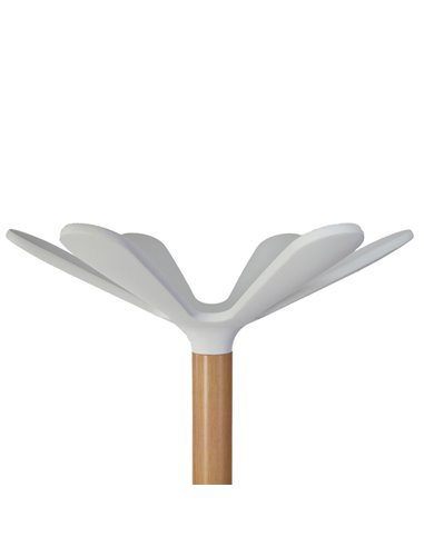 Appendiabiti a 6 posti 175cm con portaombrelli Naho Alba PMNAHOW BC ALBA APPENDIABITI