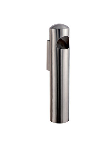 Posacenere murale Birkin Inox satinato 108004 Medial CESTINI E POSACENERE