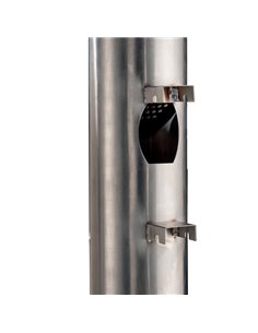Posacenere murale Birkin Inox satinato 108004 Medial CESTINI E POSACENERE 2