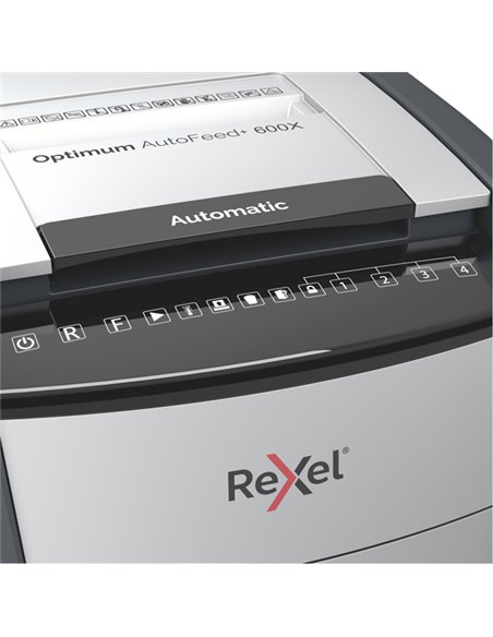 Distruggidocumenti a frammenti Optimum AutoFeed+ 600X Rexel 2020600XEU REXEL A FRAMMENTI E MICROFRAMMENTI