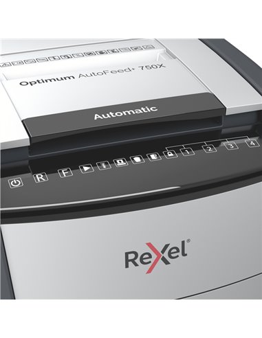 Distruggidocumenti a frammenti Optimum AutoFeed+ 750X Rexel 2020750XEU REXEL A FRAMMENTI E MICROFRAMMENTI