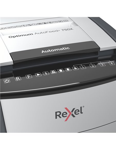 Distruggidocumenti a frammenti Optimum AutoFeed+ 750X Rexel 2020750XEU REXEL A FRAMMENTI E MICROFRAMMENTI