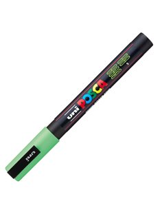 Marcatore UNI POSCA PC3M p.fine 0,9-1,3mm verde chiaro UNI MITSUBISHI M PC3M VC 2