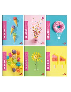 Maxiquaderno A4 36fg+2 100gr 1 rigo c/margine SWEET Be More BM 0122272