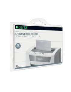 SCATOLA 12 FOGLI LUBRIFICATI PER DISTRUGGIDOCUMENTI Leitz IQ 80070000 LEITZ ACCESSORI PER DISTRUGGIDOCUMENTI