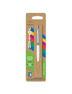 Penna a sfera Jotter Original punta M fusto bianco Parker 2096874 PARKER SFERE E MULTIFUNZIONE 2