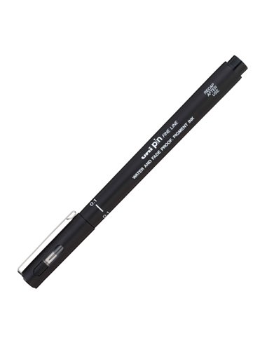 Pin fineliner nero punta 0.1mm Uni Mitsubishi M PIN101 N UNI MITSUBISHI FINELINER