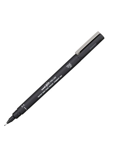 Pin fineliner nero punta 0.4mm Uni Mitsubishi M PIN104 N UNI MITSUBISHI FINELINER