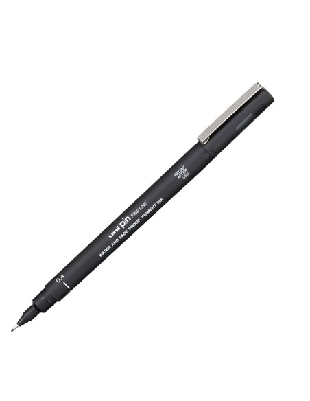 Pin fineliner nero punta 0.4mm Uni Mitsubishi M PIN104 N UNI MITSUBISHI FINELINER