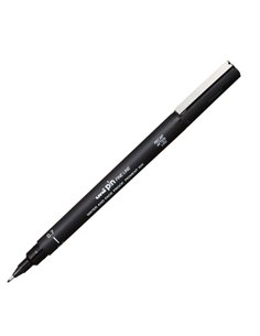 Pin fineliner nero punta 0.7mm Uni Mitsubishi M PIN107 N UNI MITSUBISHI FINELINER