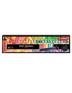 Deskset 23 evidenziatori Boss Original colori assortiti Stabilo 7023-01-5-20
