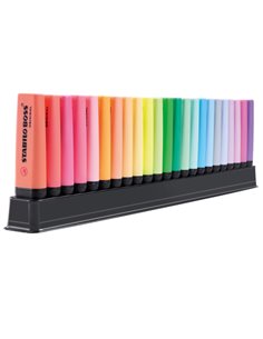 Deskset 23 evidenziatori Boss Original colori assortiti Stabilo 7023-01-5-20 2