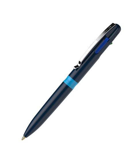 Penna a sfera Take 4 a quattro colori punta M fusto blu Schneider P138003 SCHNEIDER MULTIFUNZIONE