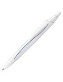 Penna a sfera a scatto Reco punta M fusto bianco/inchiostro blu Schneider P131850