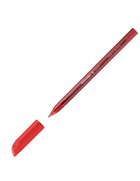 Penna a sfera Vizz c/cappuccio punta M rosso Schneider P102202 SCHNEIDER CON CAPPUCCIO