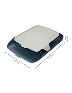 Vaschetta portacorrispondenza con vassoio Organizer Grigio Cosy Leitz 52590089 2