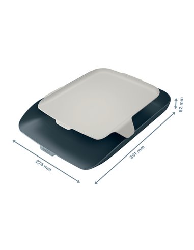 Vaschetta portacorrispondenza con vassoio Organizer Grigio Cosy Leitz 52590089