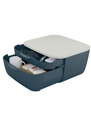 Cassettiera 2 scomparti grigio Cosy Leitz 53570089 LEITZ CASSETTIERE DA SCRIVANIA