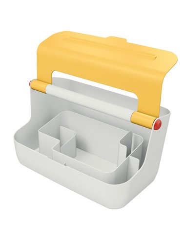 Cassetta portaoggetti con maniglia Giallo Cosy Leitz 61250019