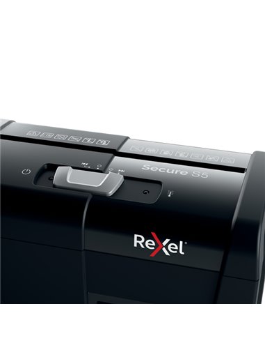 Distruggidocumenti a strisce Secure S5 Rexel 2020121EU REXEL A STRISCE
