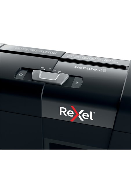 Distruggidocumenti a frammenti Secure X6 Rexel 2020122EU REXEL A FRAMMENTI E MICROFRAMMENTI