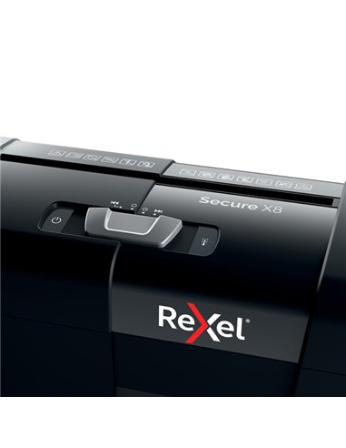 Distruggidocumenti a frammenti Secure X8 Rexel 2020123EU REXEL A FRAMMENTI E MICROFRAMMENTI