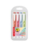 Astuccio 4 colori evidenziatore SWING COOL pastel STABILO 275/4-08-1 275/4-08-1