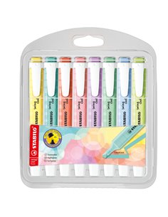 Astuccio 8 colori evidenziatore SWING COOL pastel STABILO 275/8-08-11 275/8-08-1