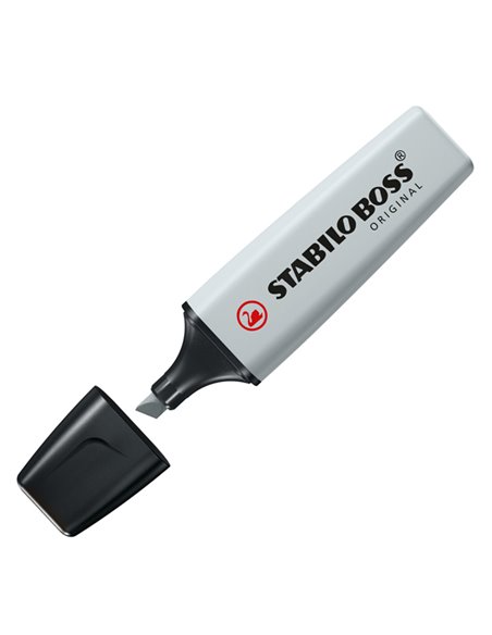 Evidenziatore Stabilo Boss pastel grigio polvere 70/194 70/194 STABILO COLORE LIQUIDO