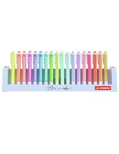 Deskset 18 evidenziatori Swing Cool colori ass. 275/18-01-5 Stabilo 275/18-01-5