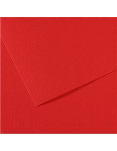 Foglio MI-TEINTES A4 cm 160 gr. 505 rosso vivo C31032S025 CANSON CARTA E CARTONCINO