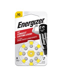 Blister 8 pile per apparecchi acustici 10 Zinc Air Energizer E301431700