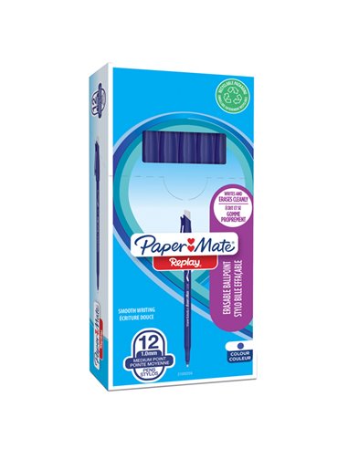 Penna sfera inch. cancellabile Replay 40° anniversario 1,0mm blu Papermate 2109256