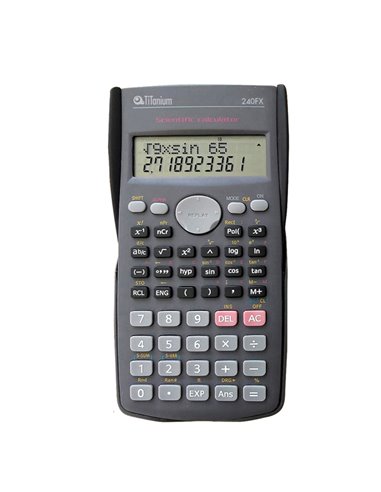 Calcolatrice scientifica 12 cifre 240 funzioni 240FX TiTanium 240FX TITANIUM SCIENTIFICHE-GRAFICHE