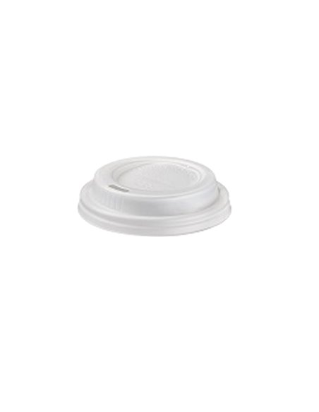 1000 Tappi in CPLA bianchi per bicchiere da 115ml Leone Q3008.100