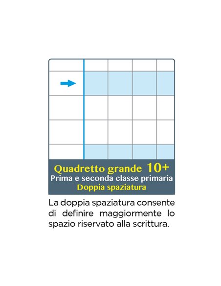 Maxiquaderno One Color Didattico fto A4 100gr 18+1 quadretto grande 10+ Blasetti 7044