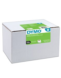 Value pack 12 rotoli etichette Spediz/Badge 54x101mm bianco (220etic/rt) Dymo LW S0722420