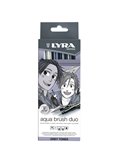 ASTUCCIO 6 PENNARELLI AQUA BRUSH DUO LYRA Scala di Grigio L6521063 L6521063